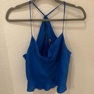 NWT Zara Cowl Neck Tank Top